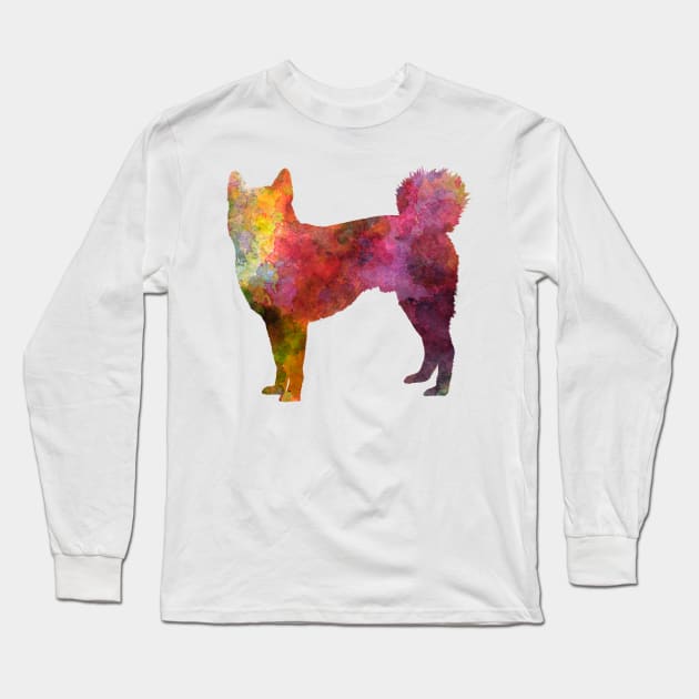 Shikoku in watercolor Long Sleeve T-Shirt by PaulrommerArt